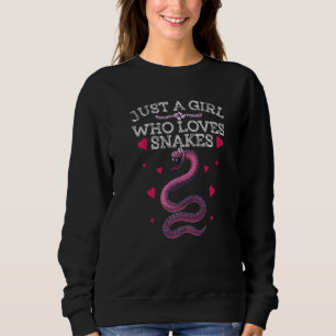 Sweatshirt Serpent Pour Filles Enfants Femmes Serpent Reptile