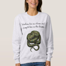 Serpent sage Art minimaliste Nature - Sweat-shirt