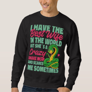 Sweatshirt Serpent Serpent Femme Mariage J'Ai La Meilleure Fe