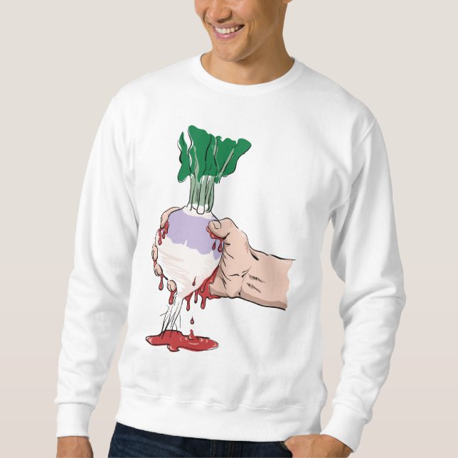 Sweatshirt Serrage du sang d'un navet (Devant)