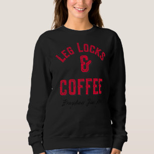 Sweatshirt Serrures de jambe et café brésilien Jiu Jitsu Bjj 