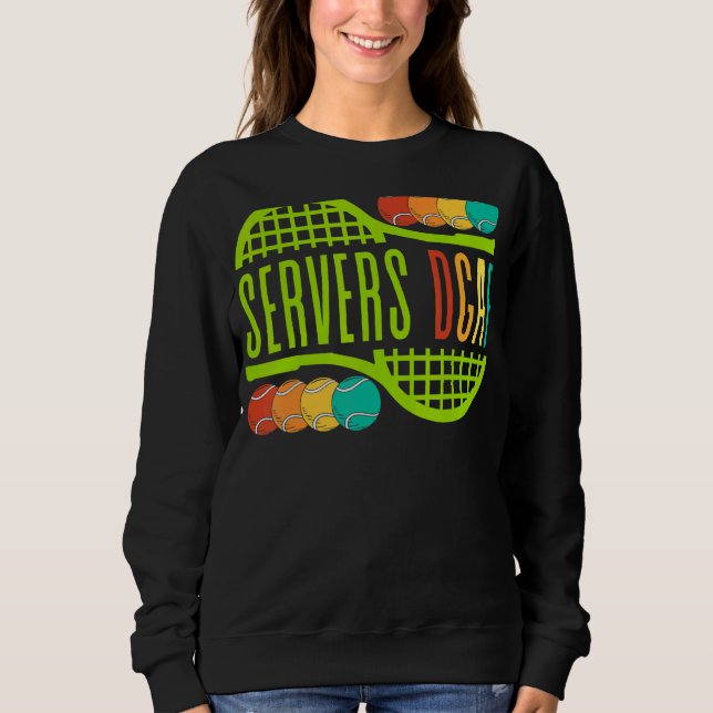 Sweatshirt Serveurs De Tennis Dgaf Serve Balls Jouer Sports H (Devant)