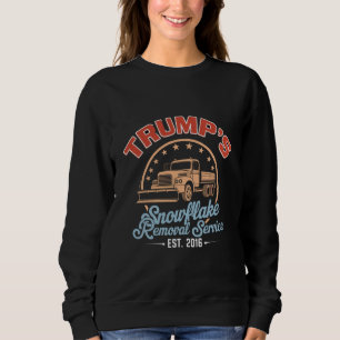 Sweatshirt Service de déneigement de Trump Trump 2024