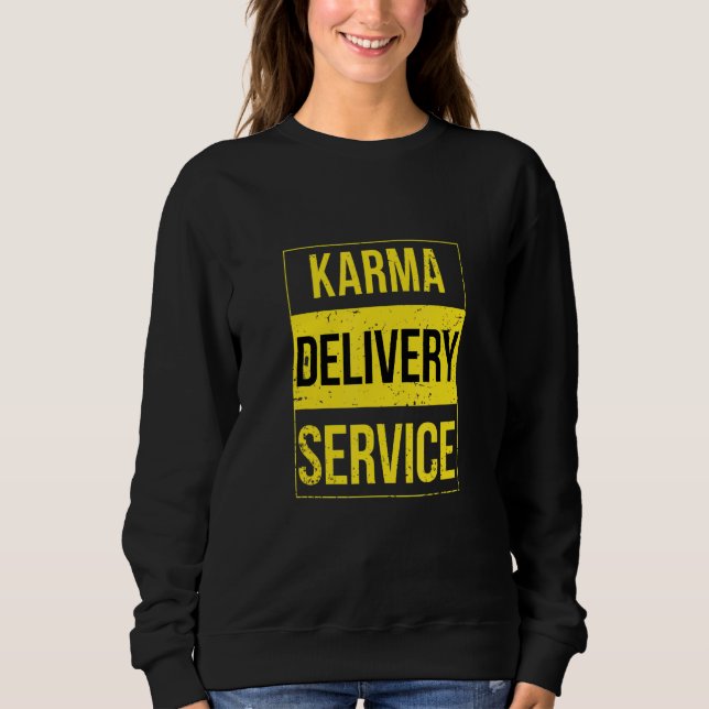 Sweatshirt Service de livraison Karma (Devant)