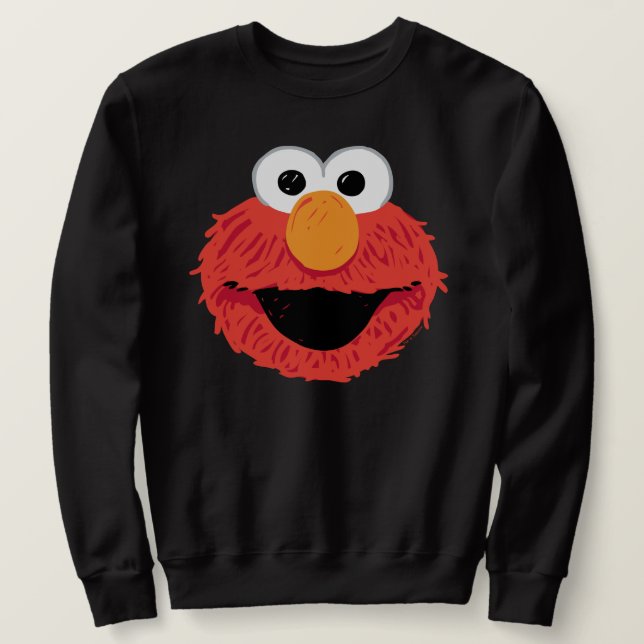Sweatshirt Sesame Street | Visage d'Elmo (Design devant)
