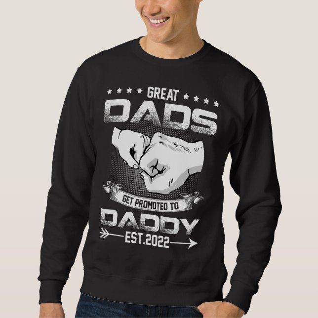Sweatshirt Seuls Les Plus Grands Dads Sont Promus À Papa (Devant)