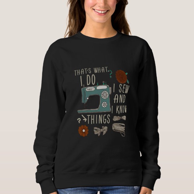 Sweatshirt Sewing Sewer Quilting Sewers Sew For Women  1 (Devant)