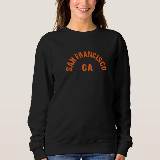 Sweatshirt Sf Orange San Francisco Orange Original Classic Fr (Devant)