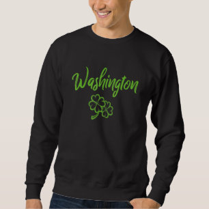 Sweatshirt Shamro Vintage du patrimoine irlandais de Washingt