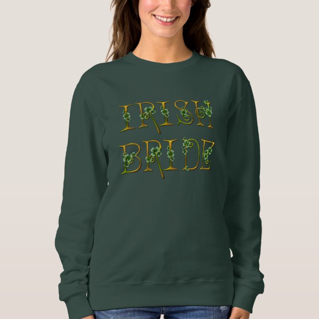 Sweatshirt Shamrock et or (Devant)