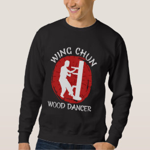 Sweatshirt Shaolin Wing Chun Danseuse en bois Chine Fan Marti