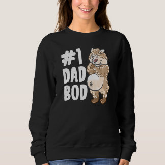 Sweatshirt Sheep Dad Best Dad Bod Daddy Lamb Papa Father's Da