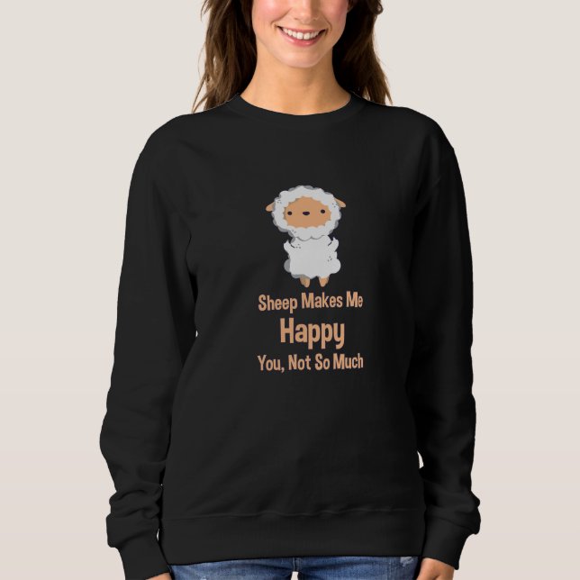 Sweatshirt Sheep Kawaii (Devant)