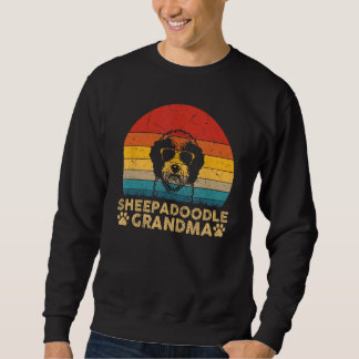 Sweatshirt Sheepadoodle Grand-mère Cadeaux Amoureux de les ch