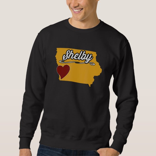 Sweatshirt SHELBY IOWA IA USA  Cute Souvenir Merch  US City S (Devant)