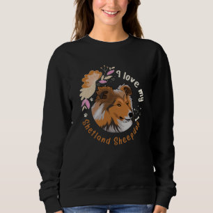 Sweatshirt Sheltie Chien Shetland Sheepdog Idée cadeau