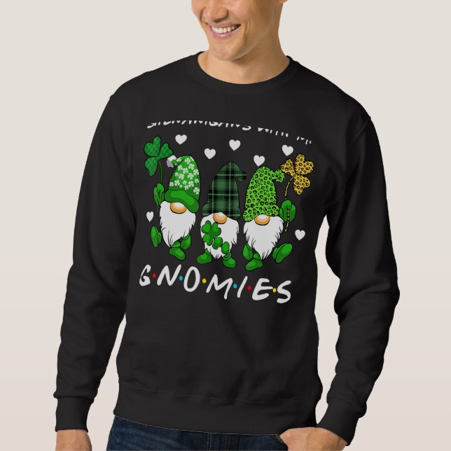 Sweatshirt Shenanigans avec mes filles Gnome de la Saint Patr (Devant)