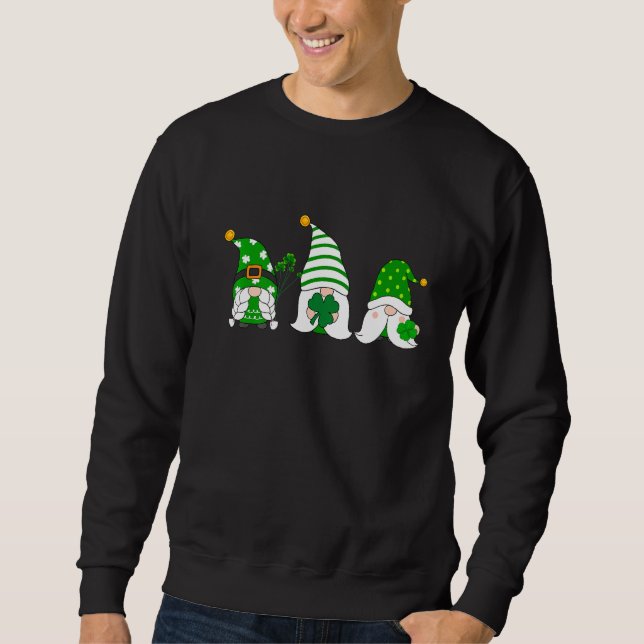 Sweatshirt Shenanigans Avec Mes Gnomies St Patrick S Day Gnom (Devant)