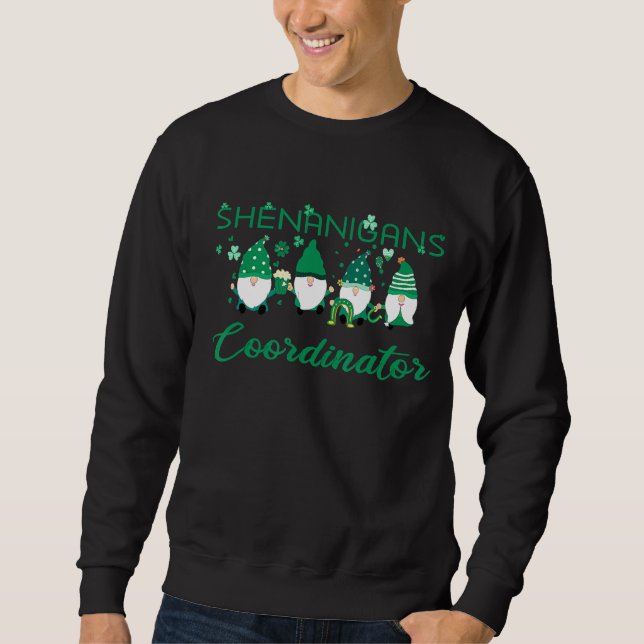 Sweatshirt Shenanigans Coordonnateur Saint Patrick Day (Devant)