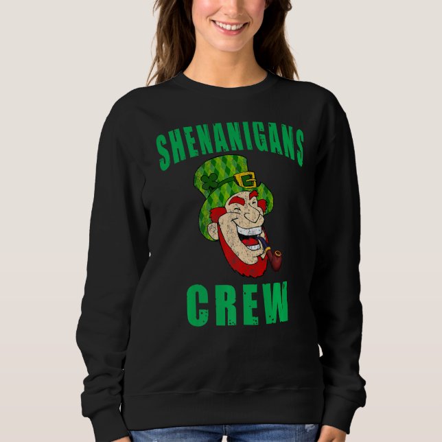 Sweatshirt Shenanigans Crew Saint Patricks Day Leprechaun Sha (Devant)