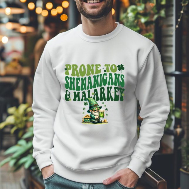 Sweatshirt Shenanigans de la Saint Patrick (Créateur téléchargé)