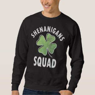 Sweatshirt Shenanigans Squad Funky Irish Jour de la Saint Pat