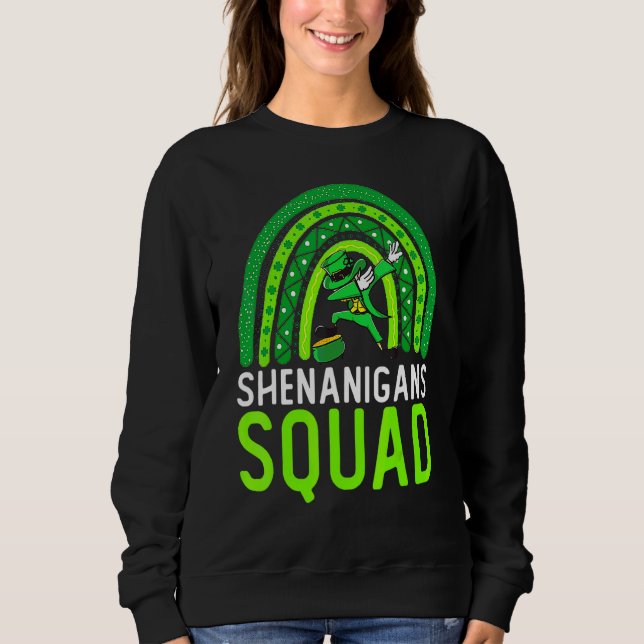 Sweatshirt Shenanigans Squad Irlandais drôle Saint Patrick's  (Devant)