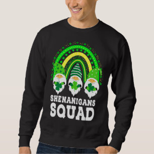 Sweatshirt Shenanigans Squad Jour de la Saint Patrick Gnomes 