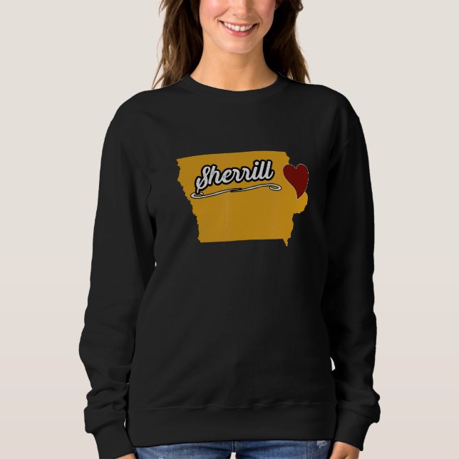 Sweatshirt SHERRILL IOWA IA USA  Cute Souvenir Merch  US City (Devant)
