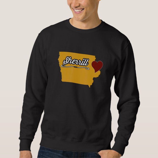 Sweatshirt SHERRILL IOWA IA USA  Cute Souvenir Merch  US City (Devant)