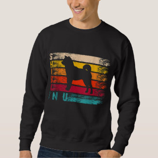 Sweatshirt Shiba Inu Silhouette Amoureux des chiens Gi