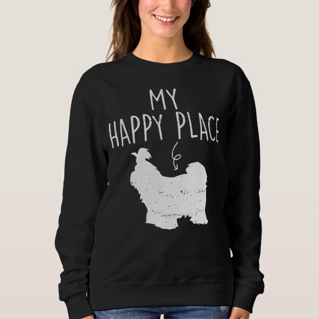 Sweatshirt Shih Tzu Chien Maman (Devant)