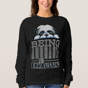 Sweatshirt Shih Tzu Être adorable
