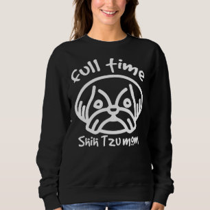 Sweatshirt Shih Tzu Maman Chien Maman Mignonne Chien