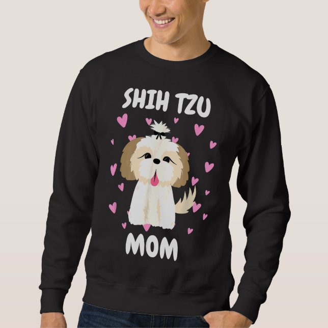 Sweatshirt Shih Tzu Maman maman maman maman maman maman maman (Devant)
