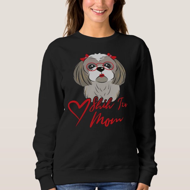 Sweatshirt Shih Tzu Mom (Devant)