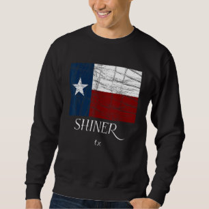 Sweatshirt Shiner TX - Texas Flag - City State Don