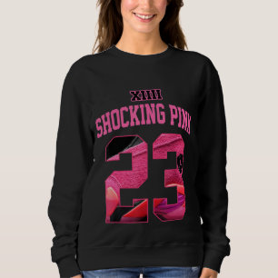 Sweatshirt Shocking Pink 14s Tee Numéro 23 Chaussures de gout