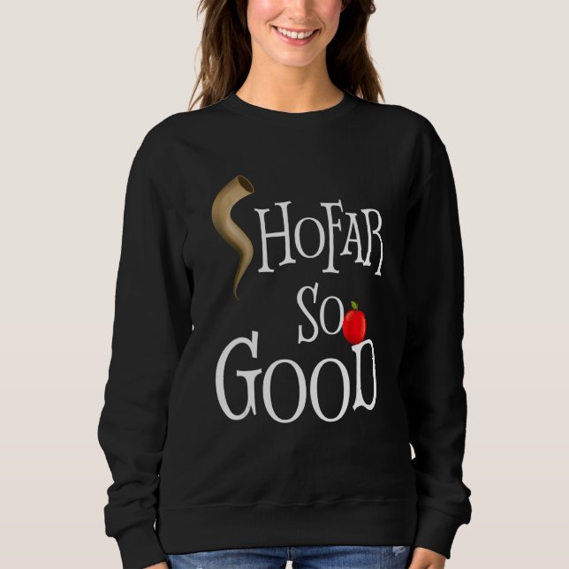 Sweatshirt Shofar So Good Kids Mens Jewish Hanukkah Gif (Devant)