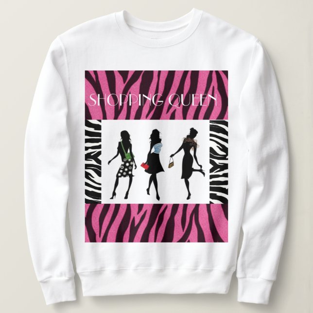 Sweatshirt SHOPPPING QUEEN COLLECTION Dames (Design devant)