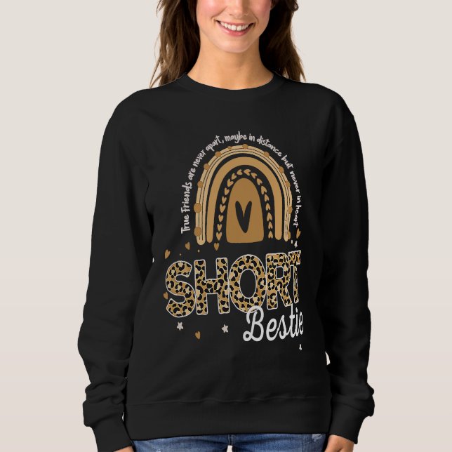 Sweatshirt Short Bestie Tall Bestie For Women & Matching Shor (Devant)