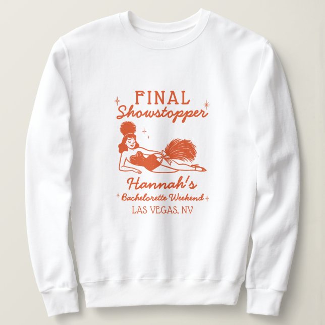 Sweatshirt Showgirl Numéro Final de la Reine de la Nuit (Design devant)