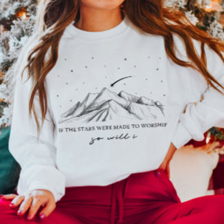 Sweatshirt Si Les Étoiles Étaient Faites Pour Adorer Sweatshi