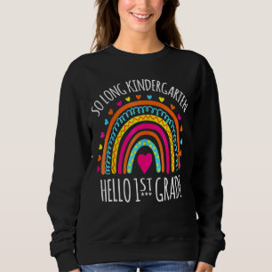 Sweatshirt Si Long Kindergarten 1ère année ici je viens Gradu
