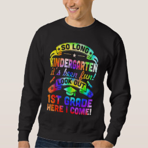 Sweatshirt Si Long Kindergarten 1ère année ici je viens Gradu