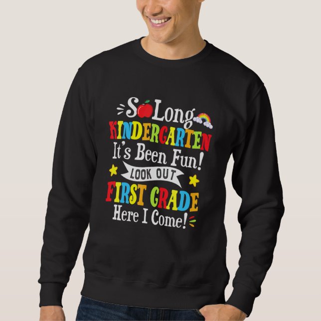 Sweatshirt Si Longs Jardins D'Enfants Regardez En Première An (Devant)