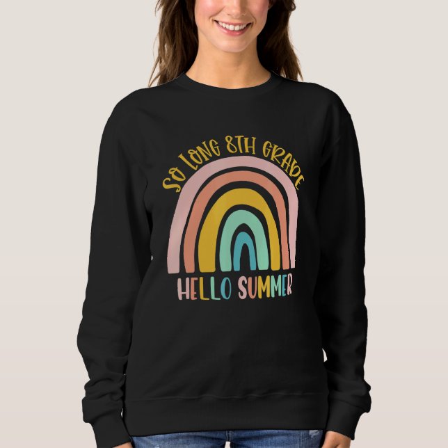 SWEATSHIRT SI LONGUE 8E ANNÉE HELLO ÉTUDIANT ÉTUDIANT ENFANT (Devant)