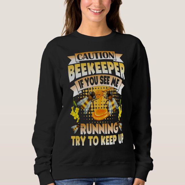 Sweatshirt Si Vous Me Voyez Courir Essayer De Continuer Api A (Devant)