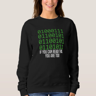 Sweatshirt Si Vous Pouvez Lire Ceci Vous Êtes Trop De Program