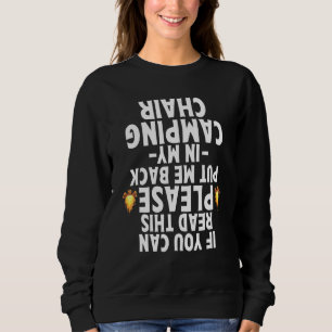Sweatshirt Si Vous Pouvez Lire Cela S'Il Vous Plaît Me Replac